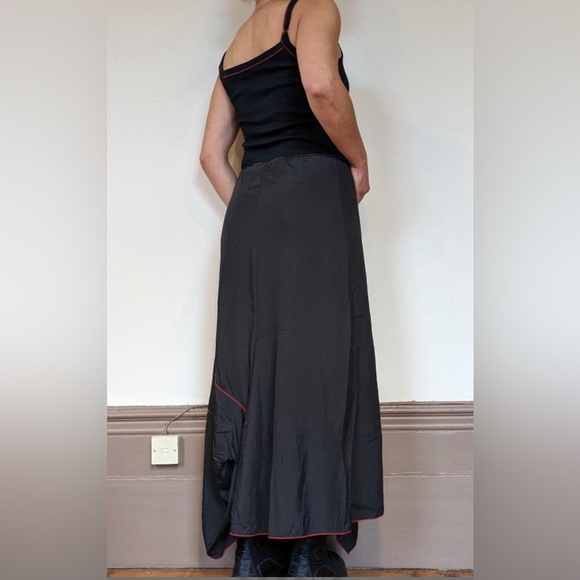 Cop Copine Y2K Cyber Futuristic Parachute Tank Maxi Dress & Mesh Top Set Size S - Picture 6 of 17